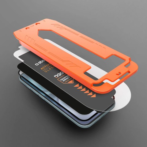 Szkło hartowane SBS z technologią D3O z aplikatorem na iPhone 16 Pro Max