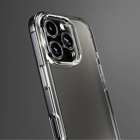 Zestaw SBS z technologią D3O na iPhone 16 Pro - etui + szkło ochronne na ekran i aparat - przezroczyste