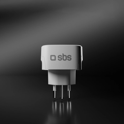 Adapter podróżny SBS CH - uniwersalny - biały