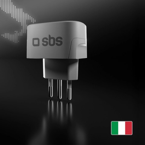 Adapter podróżny SBS IT - uniwersalny - biały
