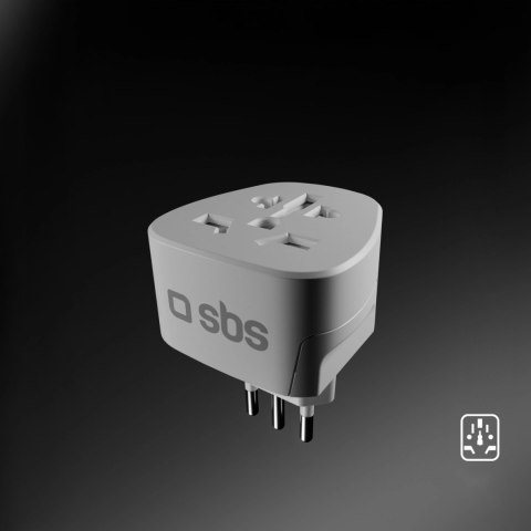 Adapter podróżny SBS IT - uniwersalny - biały