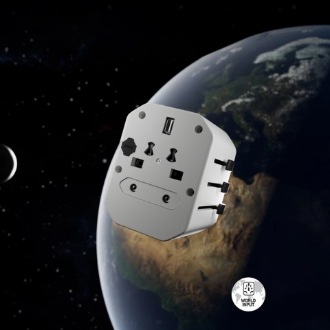 Adapter podróżny SBS TEADAPTUSBTCUNI USB-C USB-A uniwersalny - biały