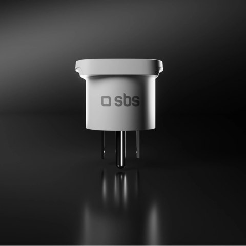 Adapter podróżny SBS US - uniwersalny - biały