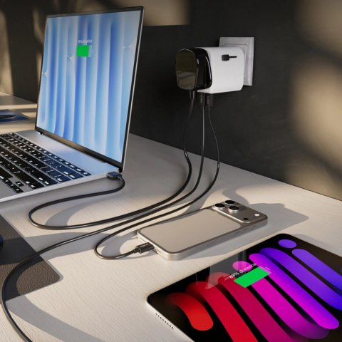 Adapter podróżny SBS uniwersalny - EU 2xUSB-A - biały