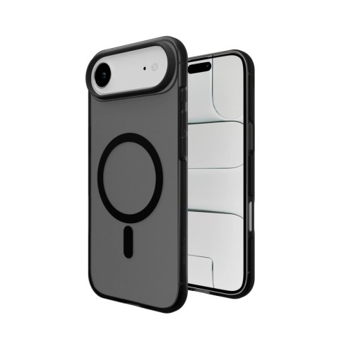 Etui silikonowe Puro Daylight kompatybilne z Magsafe na iPhone 17 Air - półprzezroczyste czarne