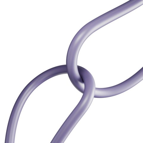 Kabel Puro ICON USB-C - USB-C 1,5m - fioletowy