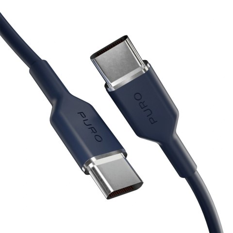 Kabel Puro ICON USB-C - USB-C 1,5m - granatowy