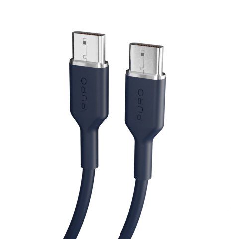 Kabel Puro ICON USB-C - USB-C 1,5m - granatowy