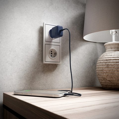 Kabel Puro ICON USB-C - USB-C 1,5m - granatowy