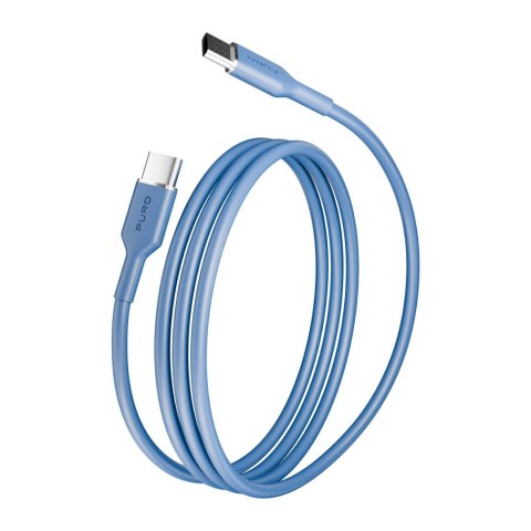 Kabel Puro ICON USB-C - USB-C 1,5m - niebieski