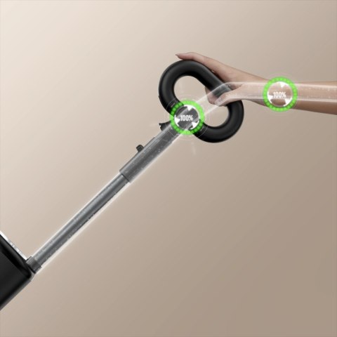 Odkurzacz pionowy UWANT D600 z funkcją mopowania do pracy na mokro i sucho - czarny