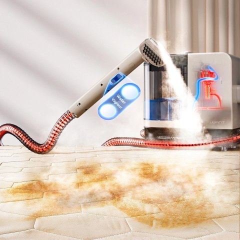 Odkurzacz piorący UWANT Y200S z funkcją pary - szary