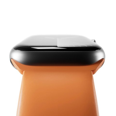 Pasek silikonowy Puro Icon do Apple Watch 44 / 45 / 46 / 49 mm - pomarańczowy