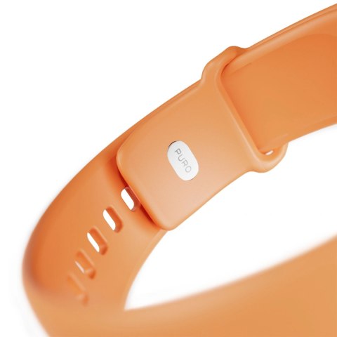 Pasek silikonowy Puro Icon do Apple Watch 44 / 45 / 46 / 49 mm - pomarańczowy
