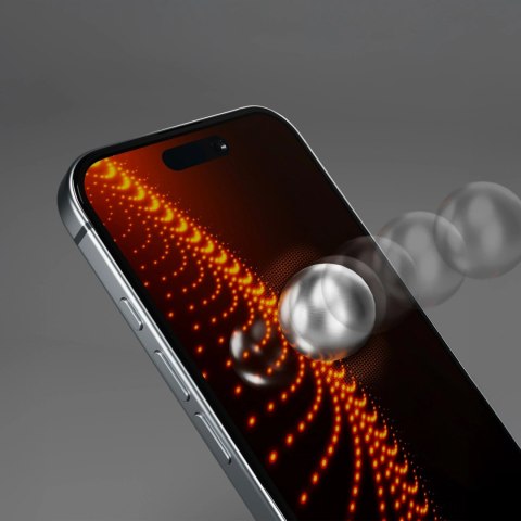 Szkło hartowane SBS Tempered Glass D3O z ramką do iPhone 16 Pro