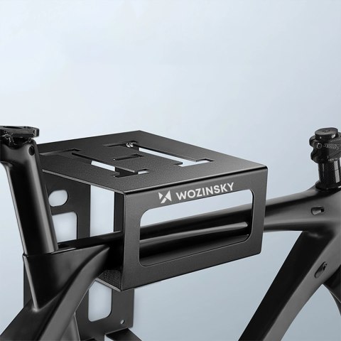 Wieszak na rower Wozinsky WSW-01S wraz z zestawem montażowym - czarny