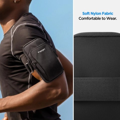 Armband Spigen Dynamic Shield A702 na ramię - czarny