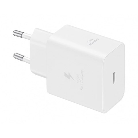 Ładowarka sieciowa Samsung EP-T4511XBEGEU 45W 4.05A 1x USB-C - biała + kabel USB-C