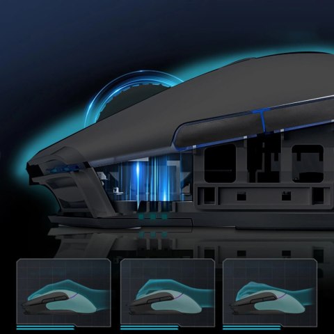 Mysz gamingowa Machenike L8 Pro bezprzewodowa - czarna