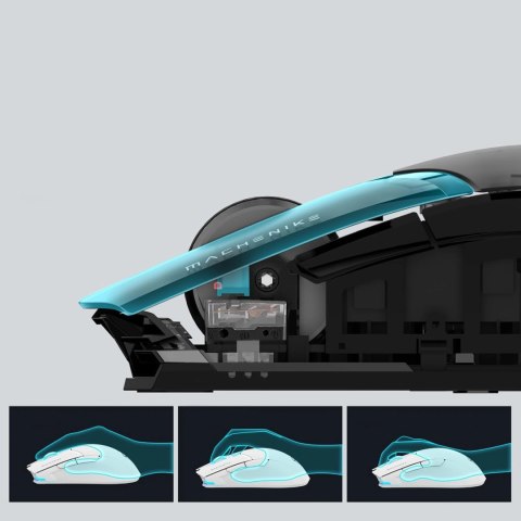 Mysz gamingowa Machenike M7 Pro bezprzewodowa - czarna