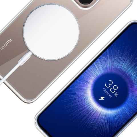 Etui 3mk Armor MagCase na Xiaomi 15T 5G - przezroczyste