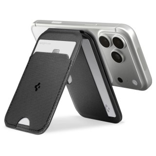 Magnetyczny portfel Spigen Slim Fold Tripod Wallet S314-2 MagSafe na telefon - czarny