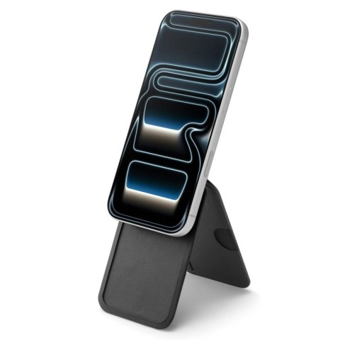 Magnetyczny portfel Spigen Slim Fold Tripod Wallet S314-2 MagSafe na telefon - czarny