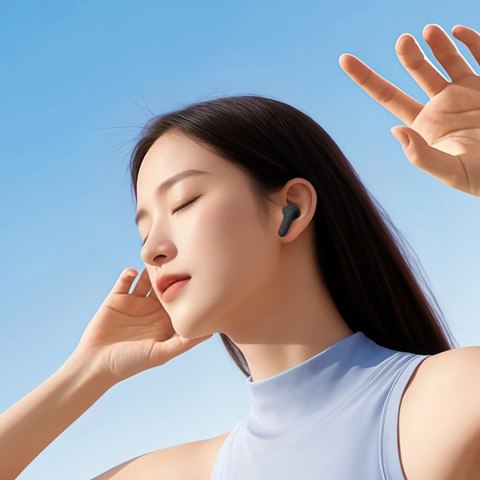 Słuchawki dokanałowe QCY MeloBuds N30 z ANC Bluetooth 5.4 IPX4 - czarne