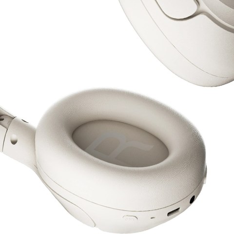 Słuchawki nauszne QCY H3 z ANC Bluetooth 5.4 Hi-Res Audio - białe