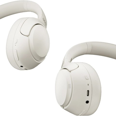 Słuchawki nauszne QCY H3 z ANC Bluetooth 5.4 Hi-Res Audio - białe