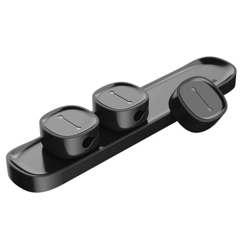 Baseus Peas organizer magentyczny na kable czarny Baseus Peas organizer magentyczny na kable czarny