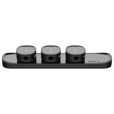 Baseus Peas organizer magentyczny na kable czarny Baseus Peas organizer magentyczny na kable czarny