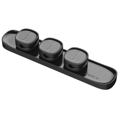 Baseus Peas organizer magentyczny na kable czarny Baseus Peas organizer magentyczny na kable czarny