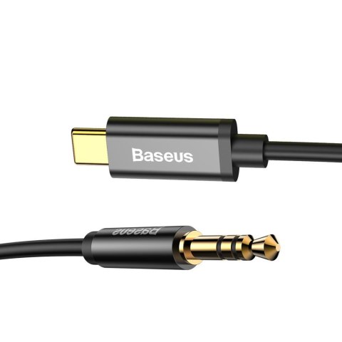 Baseus kabel audio Yiven M01 USB-C - jack 3,5 mm 1,2 m czarny Baseus kabel audio Yiven M01 USB-C - jack 3,5 mm 1,2 m czarny