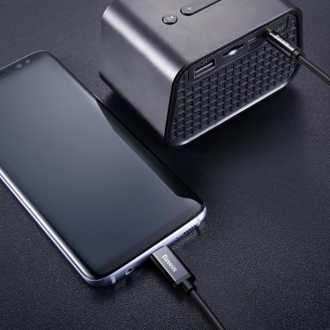 Baseus kabel audio Yiven M01 USB-C - jack 3,5 mm 1,2 m czarny Baseus kabel audio Yiven M01 USB-C - jack 3,5 mm 1,2 m czarny