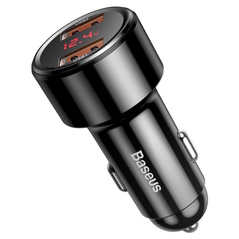 Baseus ładowarka samochodowa Magic PPS QC 3.0+ 2USB czarna 45W Baseus ładowarka samochodowa Magic PPS QC 3.0+ 2USB czarna 45W