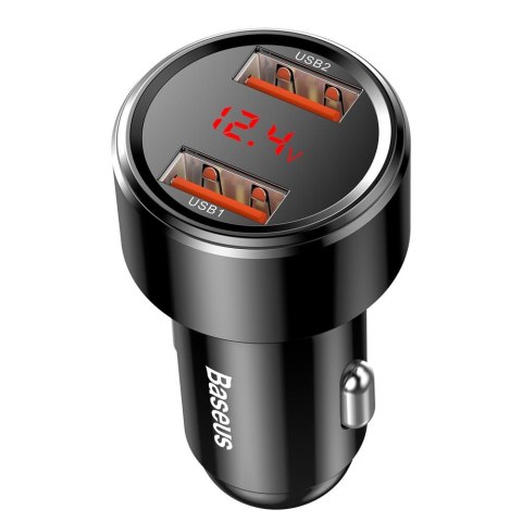 Baseus ładowarka samochodowa Magic PPS QC 3.0+ 2USB czarna 45W Baseus ładowarka samochodowa Magic PPS QC 3.0+ 2USB czarna 45W