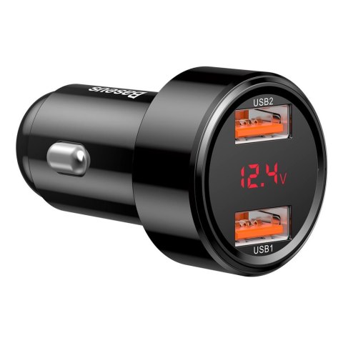 Baseus ładowarka samochodowa Magic PPS QC 3.0+ 2USB czarna 45W Baseus ładowarka samochodowa Magic PPS QC 3.0+ 2USB czarna 45W