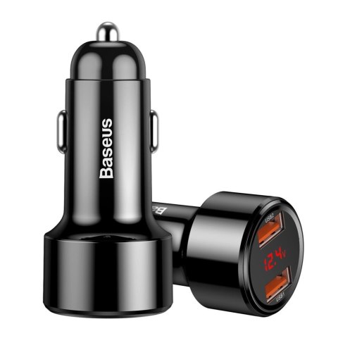 Baseus ładowarka samochodowa Magic PPS QC 3.0+ 2USB czarna 45W Baseus ładowarka samochodowa Magic PPS QC 3.0+ 2USB czarna 45W