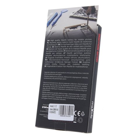 Bateria Maxlife do Sony Ericsson K530i / K550i / K800i / BST-33 1000mAh Bateria Maxlife do Sony Ericsson K530i / K550i / K800i / BST-33 1000mAh