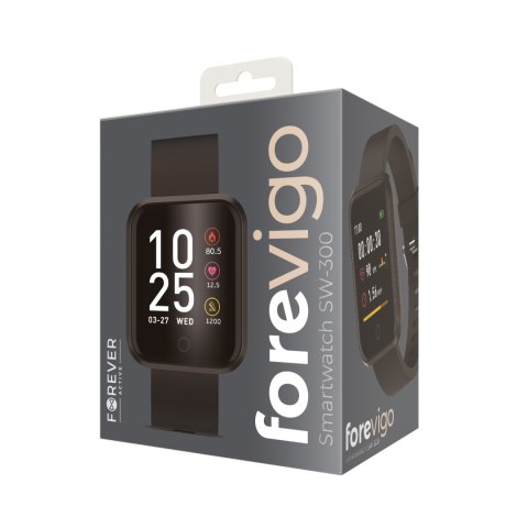 Forever smartwatch ForeVigo SW-300 czarny Forever smartwatch ForeVigo SW-300 czarny
