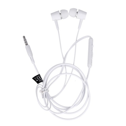Maxlife słuchawki przewodowe MXEP-02 dokanałowe jack 3,5mm białe Maxlife słuchawki przewodowe MXEP-02 dokanałowe jack 3,5mm białe