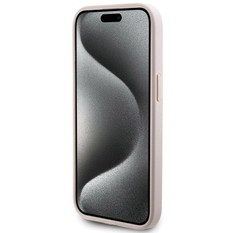 Guess nakładka do iPhone 15 Pro Max 6,7" GUHCP15SG4GLPI różowa HC PC/TPU 4G PU BOTTOM STRIPE Guess nakładka do iPhone 15 Pro Max 6,7" GUHCP15SG4GLPI różowa HC PC/TPU 4G PU BOTTOM STRIPE