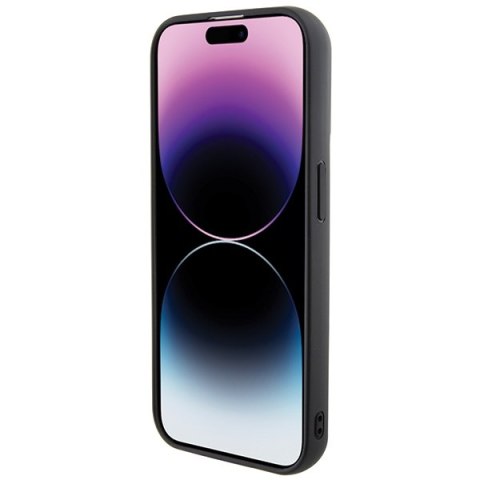 Karl Lagerfeld nakładka do iPhone 14 Pro Max 6,7" KLHCP14XGSAKCPK czarna HC GRIPSTAND SAFFIANO KC PINS Karl Lagerfeld nakładka do iPhone 14 Pro Max 6,7" KLHCP14XGSAKCPK czarna HC GRIPSTAND SAFFIANO KC PINS