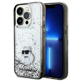 Karl Lagerfeld nakładka do iPhone 14 Pro Max 6,7" KLHCP14XLKCNSK transparentna HC LIQ. GLITTER C