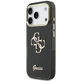 Etui Guess IML 4G Script Metal na iPhone 17 Pro - czarne