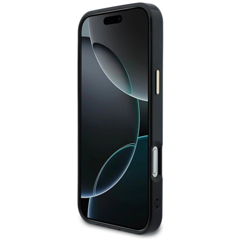 Etui Guess IML Peony Dot MagSafe na iPhone 17 Pro Max - czarne