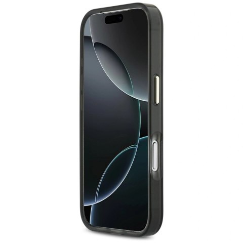 Etui Guess IML Script Metal MagSafe na iPhone 17 Pro Max - czarne