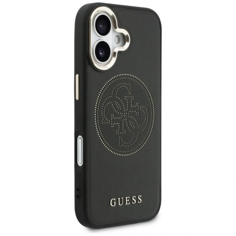 Etui Guess Perforated 4G MagSafe na iPhone 17 - czarne