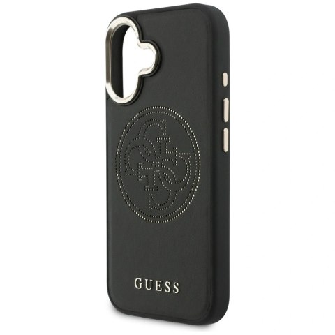 Etui Guess Perforated 4G MagSafe na iPhone 17 - czarne